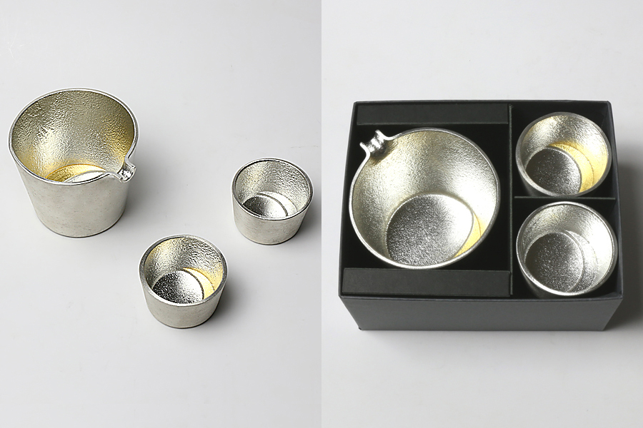 sake pitcher_cup_moon set