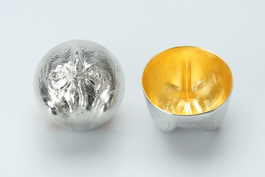 610088_sake_cup_oriental_zodiac_gold_rooster