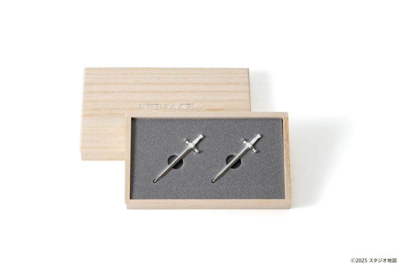 能作｜映画『果てしなきスカーレット』剣の箸置 桐箱入り