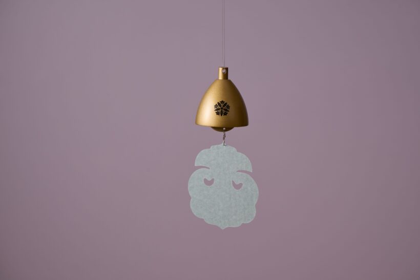 真鍮のお守り風鈴短冊づくり