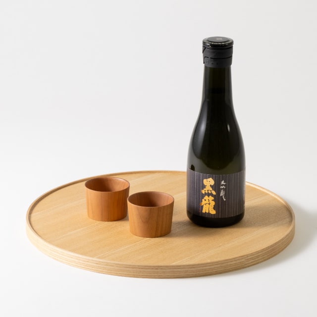 結婚5周年を祝う「木婚式」ペアお猪口＆日本酒セット