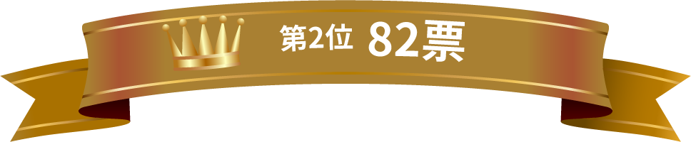 第2位 82票