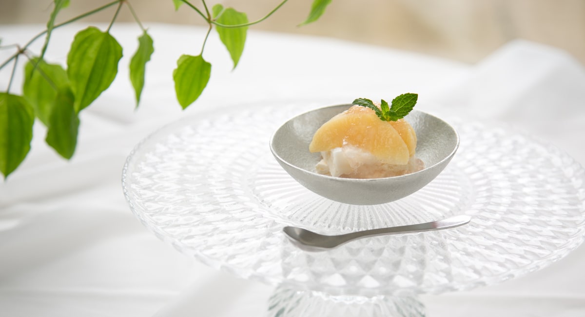 Kuzushi - Tare - 大　×　ヌガーグラッセと白桃のジュレ