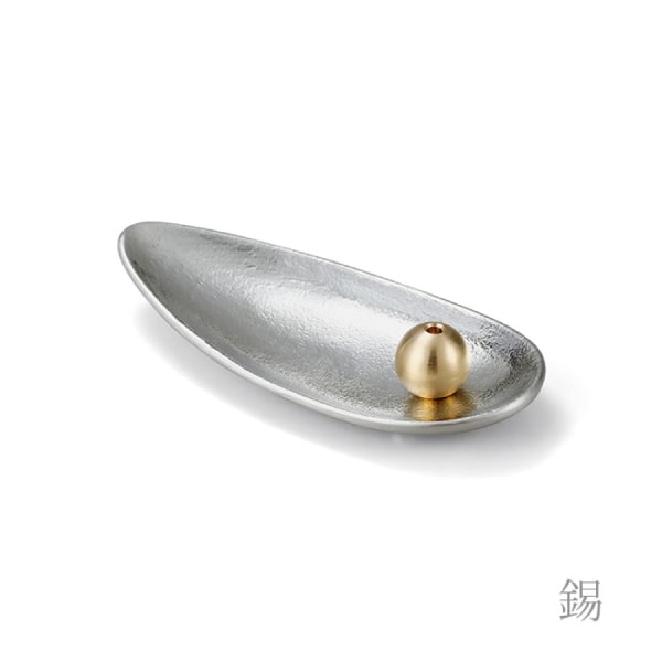 香の器セット - 笹　錫・真鍮
