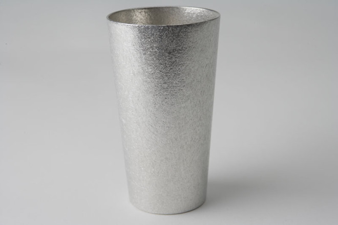 Beer cup cracked ice